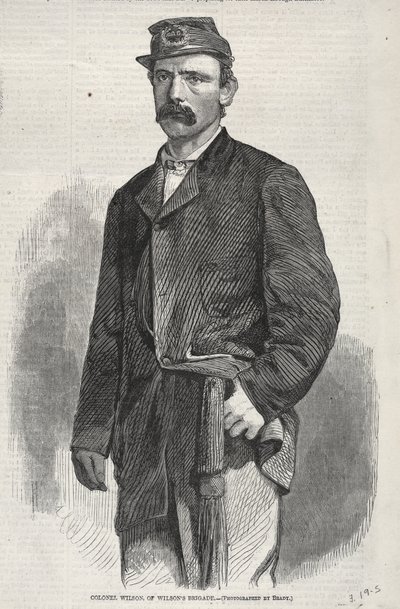 ウィルソン旅団のウィルソン大佐、1861年。 作： Winslow Homer