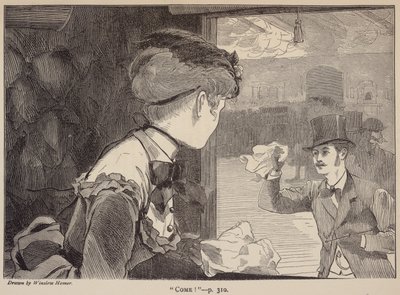 ギャラクシー』1869年9月号より "Come! 作： Winslow Homer