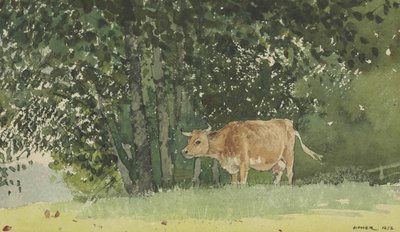 放牧中の牛 作： Winslow Homer