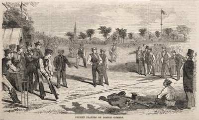 ボストン・コモンのクリケット選手 作： Winslow Homer