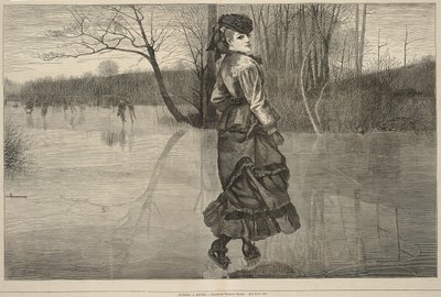 1871年2月4日「毎週土曜日」より 作： ウィンスロー・ホーマー