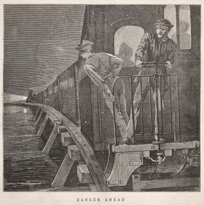 デンジャーアヘッド、1870年。 作： Winslow Homer
