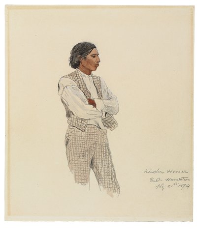 デビッドファロー、 『モンタックスの最後』、1874年 作： Winslow Homer