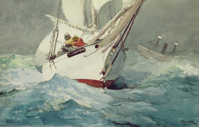 ダイヤモンドショール、1905 作： Winslow Homer