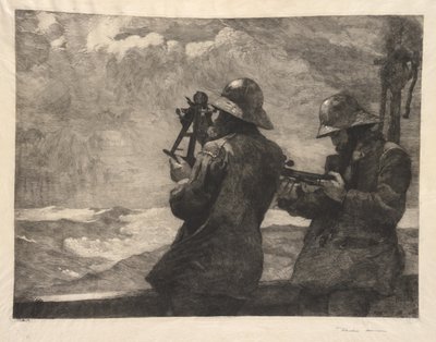 エイト・ベルズ、1881年。 作： Winslow Homer
