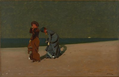 ビーチの夕べ 作： Winslow Homer