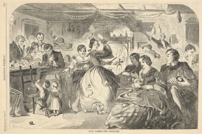 Fall Games - The Apple-Bee、Harper より 作： Winslow Homer