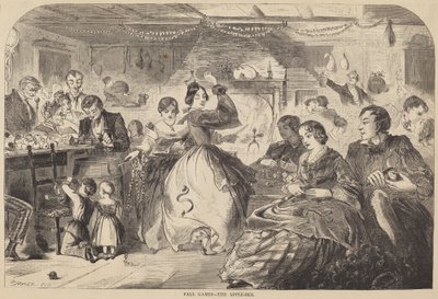 秋のゲーム - 1859年に発行された「The Apple-Bee」。 作： Winslow Homer