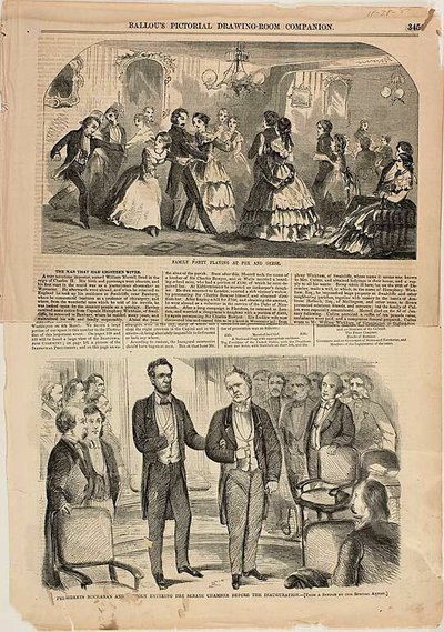 フォックス・アンド・ギースで家族パーティー 作： Winslow Homer