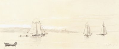 グロスターの漁船団 作： Winslow Homer