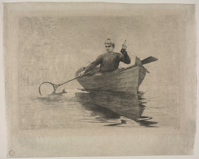 フライフィッシング 作： Winslow Homer