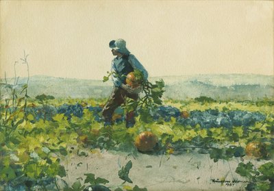 農夫の少年になるために 作： Winslow Homer