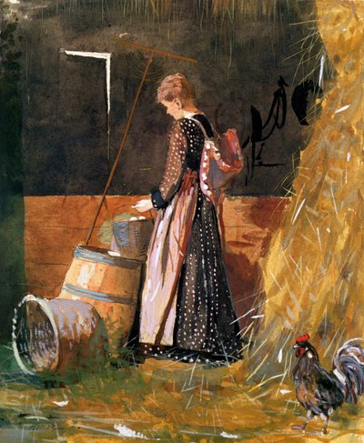 新鮮な卵、1874 作： Winslow Homer