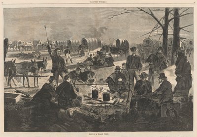 貨車列車の停止; ハーパーから 作： Winslow Homer