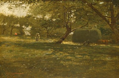 収穫シーン、ca。 1873年。 作： Winslow Homer