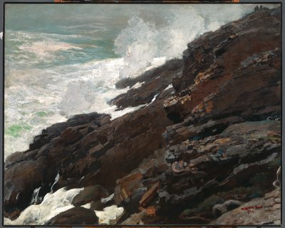 ハイ・クリフ、メイン州沿岸 作： Winslow Homer