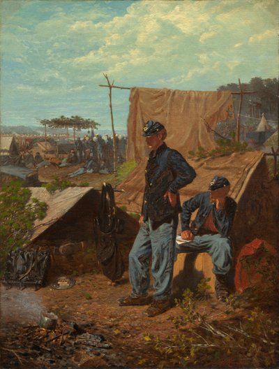 ホーム、スイートホーム、1863年頃（キャンバスに油彩） 作： Winslow Homer
