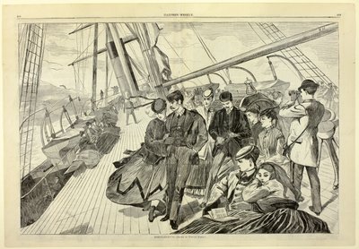 ホームワード・バウンド』（ハーパーズ・ウィークリー誌より 作： Winslow Homer