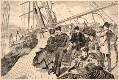 ホームワード・バウンド（1867年12月21日付『ハーパーズ・ウィークリー』誌より 作： ウィンスロー・ホーマー