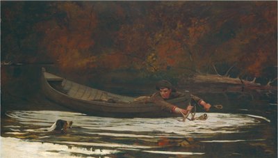 ハウンドとハンター 作： Winslow Homer
