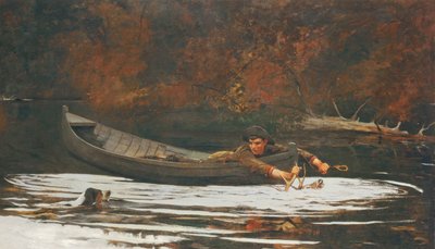 ハウンドアンドハンター、1892年 作： Winslow Homer