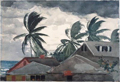 ハリケーン、バハマ 作： Winslow Homer