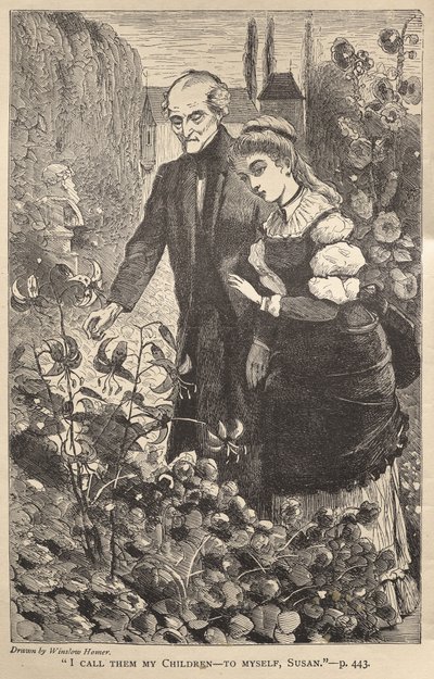 "私は彼らを私の子供と呼ぶ - 私自身に、スーザン" 作： Winslow Homer