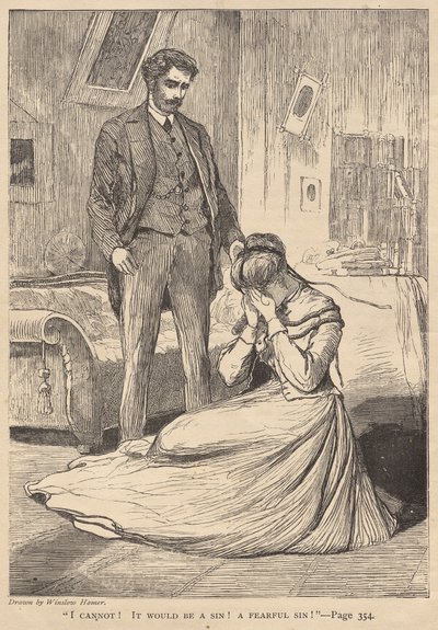 「できない！  それは罪だ！  恐るべき罪だ！" 作： Winslow Homer