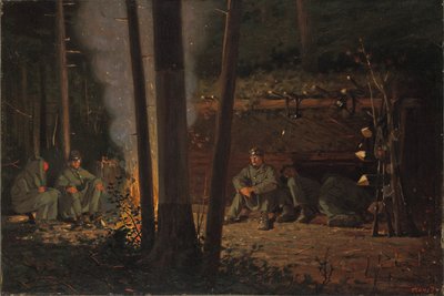 ヨークタウンの前（キャンバスに油彩） 作： Winslow Homer