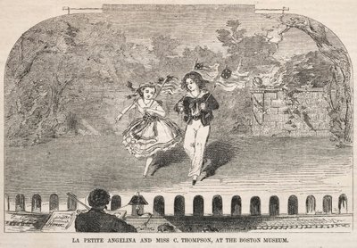 ラプティットアンジェリーナとミスC.トンプソン、1859年ボストン美術館。 作： Winslow Homer