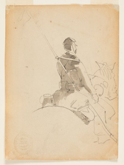 馬に乗ったランサー 作： Winslow Homer