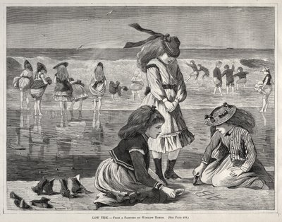 干潮、1870年。 作： Winslow Homer