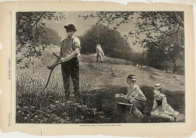 ヘイ作り 作： Winslow Homer