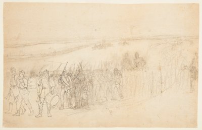 行進歩兵縦隊 作： Winslow Homer