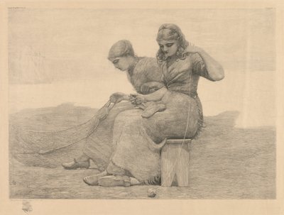 ネットの補修 作： Winslow Homer