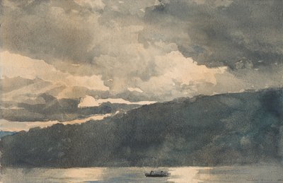 ミンク湖、アディロンダックス、1892年。 作： Winslow Homer