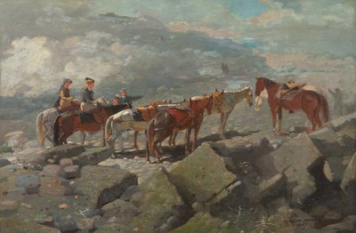 マウント・ワシントン、1869年 作： Winslow Homer