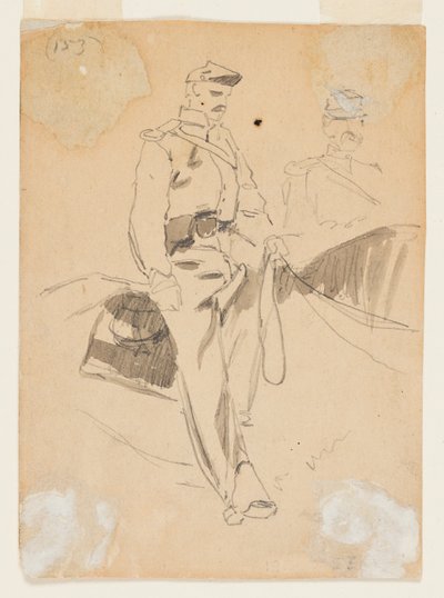 騎馬騎兵 作： Winslow Homer