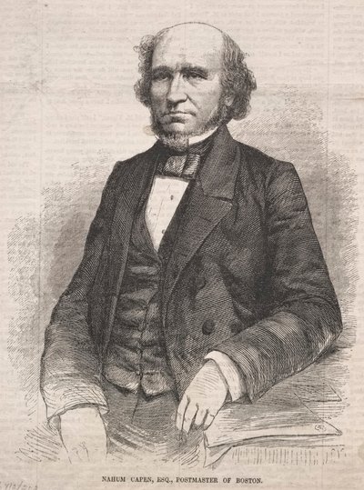 ボストン郵便局長 ナウム・ケイペン氏 作： Winslow Homer