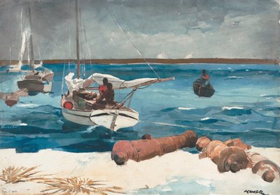 ナッソー、1899年。 作： Winslow Homer