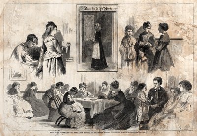 ニューヨークチャリティー-セントバーナバスハウス、304マルベリーストリート、1874年。 作： Winslow Homer
