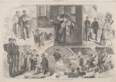 1862年に発行された「戦争のニュース」。 作： Winslow Homer