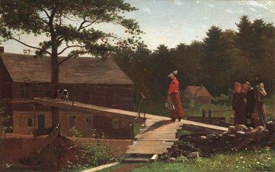 オールドミル（朝の鐘）、1871 作： Winslow Homer