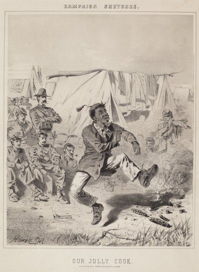 ジョリー クック キャンペーンのスケッチ。 作： Winslow Homer