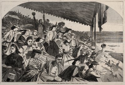 私たちの水場 - サラトガの競馬 作： Winslow Homer