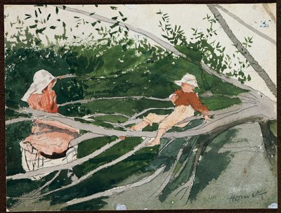孤立無援の状態で 作： Winslow Homer