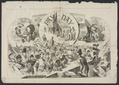 ポトマック陸軍の給料日 作： Winslow Homer