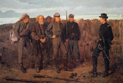 前線からの囚人 作： Winslow Homer