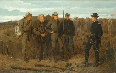 正面からの囚人、1866年。 作： Winslow Homer