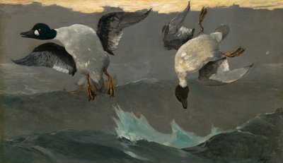 右と左、1909年 作： Winslow Homer